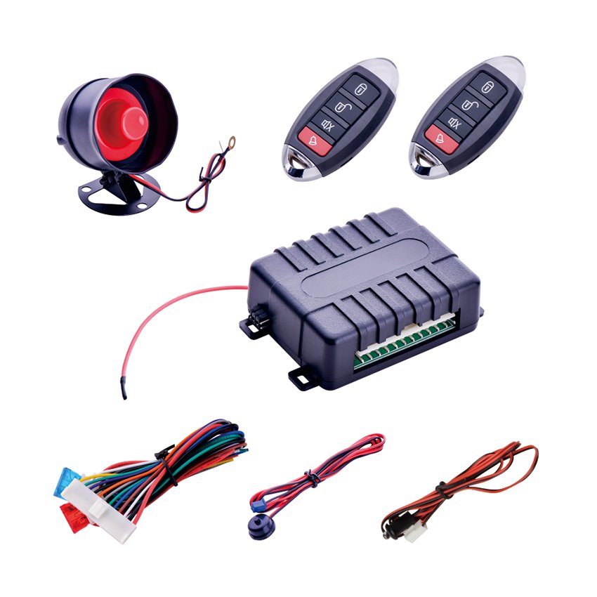 Premium Waterproof Car Alarm Kit with Keyless Entry and Engine Immobilizer